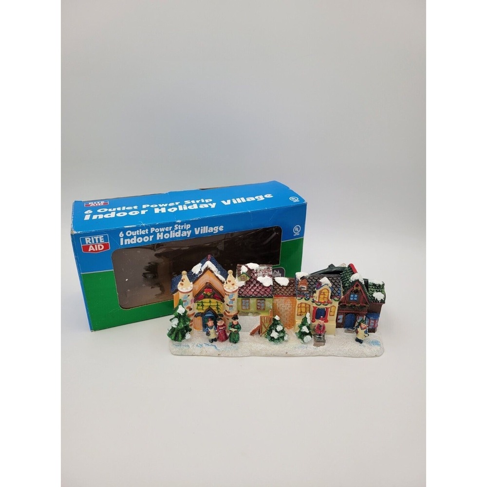 Christmas Village Cover Power Strip 6 Outlet Indoor Christmas Village Power Cord
